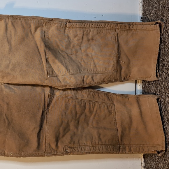 Vint. 🇺🇸made Carhartt arctic lined bib overalls mens 40x30 - Picture 3 of 11